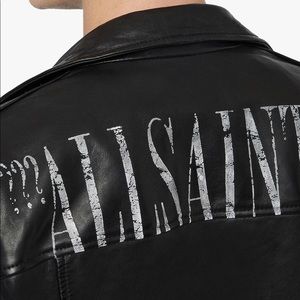 AllSaints Roundhouse Leather Jacket